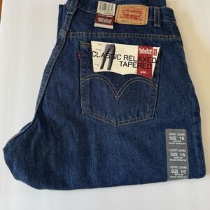 Y2K- NWT- Levis 550 High Classic Relaxed Tapered 550 Size 16 Medium Misses